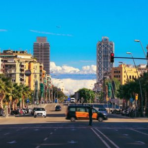 Barcelona Spain street scene surprised by our TEFL certificate graduate Poliana Ringheanu
