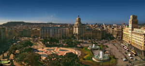 plaza Catalunya_Barcelona a landmark during your tefl studies in spain