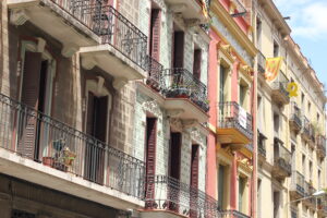 Flats with terraces in Barcelona Spain