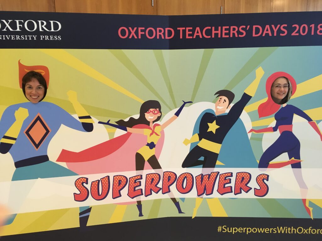 Teaching English as a non-native speaker, I go to regular workshops to improve my teaching skills.