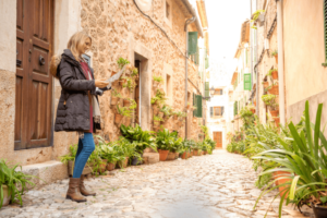 Teacher travelling Spain