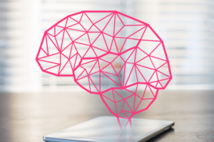 Brain leaving a tablet